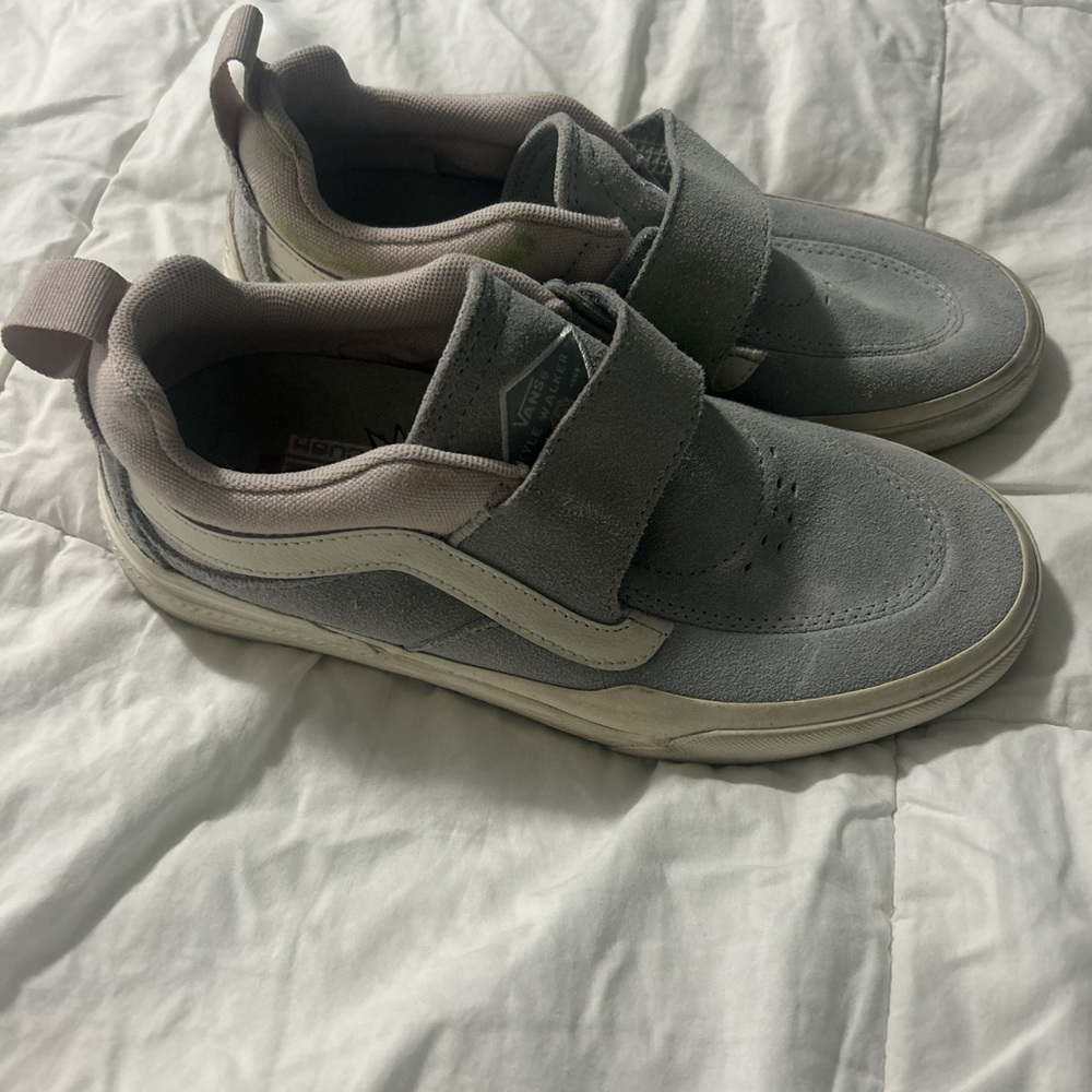 Vans Gray and Cream Men's Sneakers